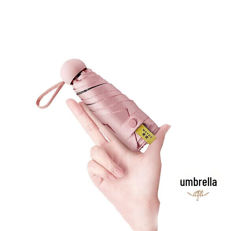 Mido Mini Five-Fold Sun & Rain Umbrella