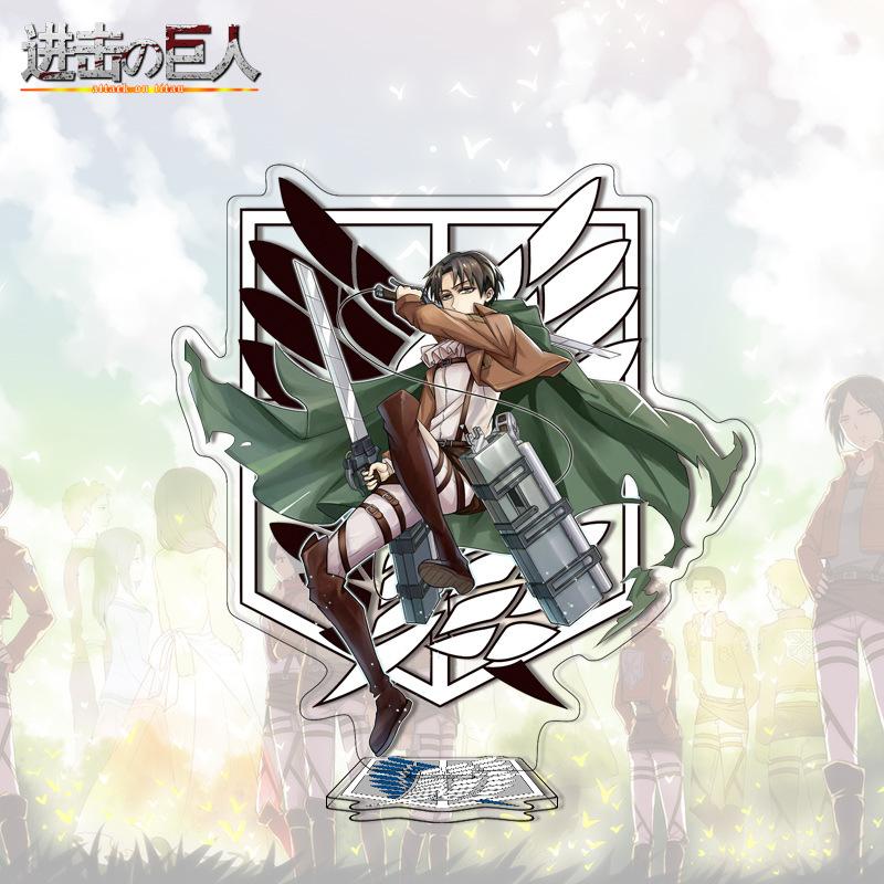 On Attack Titan Acrylic Stand 41-80 Anime Figure Custom Made Drop Shipping Distributor Merchandise For Kids Adults Children's Birthday Gift Holiday