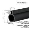 1m/2m/3Meter/6m O-Typ Kunststoff Stahl Tür Fenster Block Dichtung Wetterleiste Silikon Gummi Elastisches Band Hohl