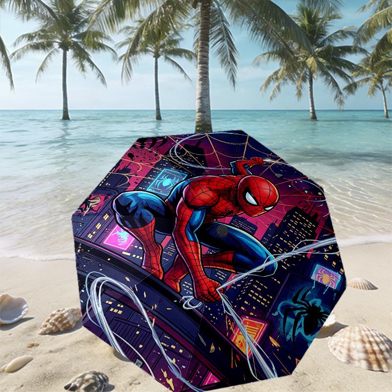 SpiderMan Print Umbrella Automatic Opening/ Closing - Portable Foldable Design - Daily use for Travel/Outdoor - Gift for Birthday