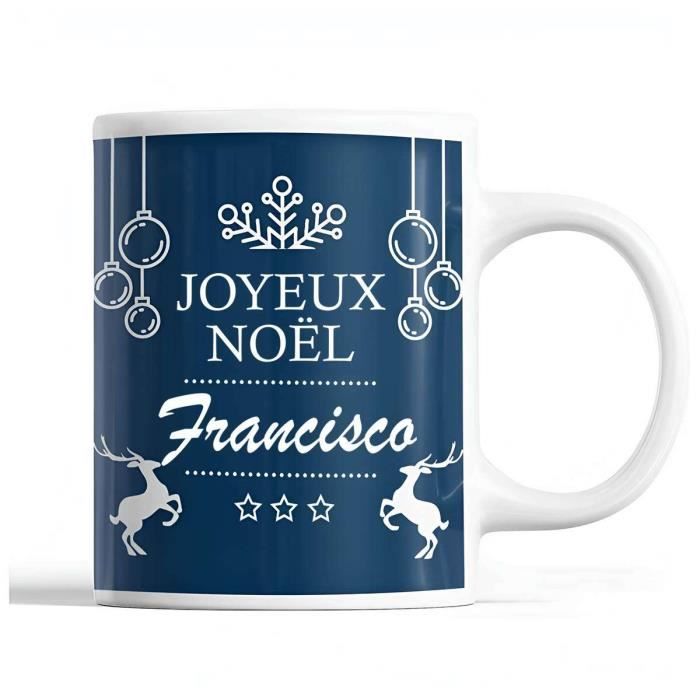 Mug - Francisco - Christmas - Ceramic - Printed - 325 Ml