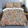 Floral, colorful, intricate Bedding Duvet cover sets Duvet covers Pillowcases gifts (1 * Duvet Cover 2 * Pillowcases, without duvet insert)