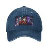 Incredibox Music Video Game Washed Denim Cap Casual Baseball Caps Adjustable Hat Summer Unisex Baseball Hats