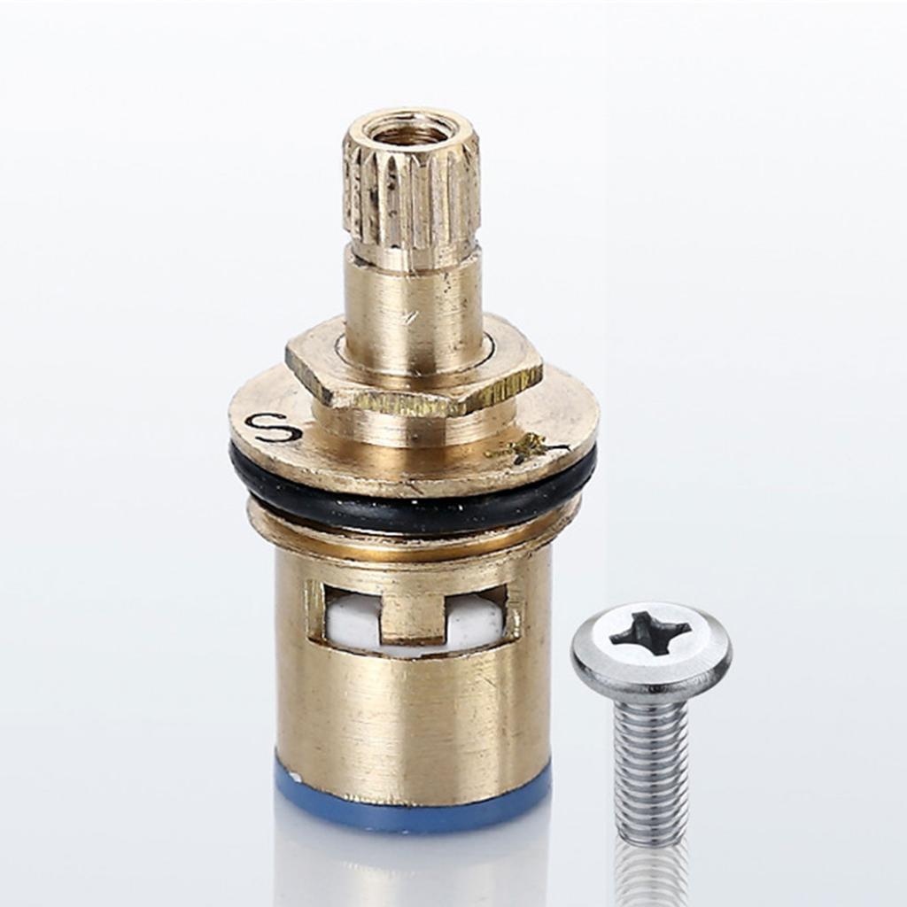Ceramic Disc Stem Cartridge Faucet Valve Replacement Tap Valves Universals Faucet Switch Handle Faucet Repair Accessory