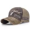 American Retro Embroidered Distressed Baseball Cap