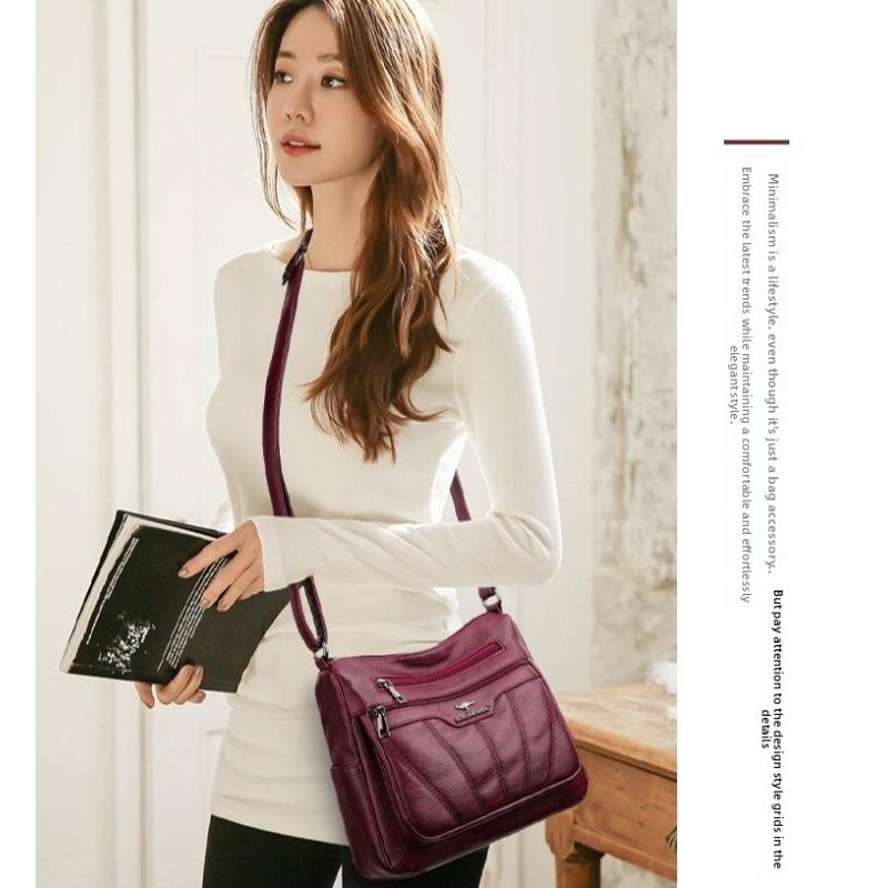 Miękka skórzana torba damska markowa designerska torebka damska torebki 2023 luksusowa damska torba na ramię o dużej pojemności torby Crossbody Sac