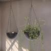 Decorative Iron Hanging Flower Pots Containers Hanging Planter Suitable For Indoor And Outdoor Use