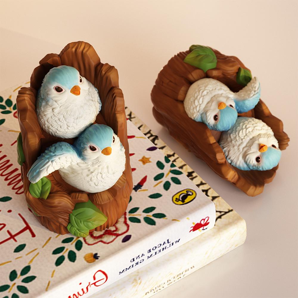 High-Quality Silicone Bird Stump Candle Mold for Aromatherapy and Desktop Decoration DIY