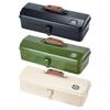 Outdoor Toolbox with Stickers Miscellaneous Tool Storage Box Camping Portable Handheld Metal Storage Box