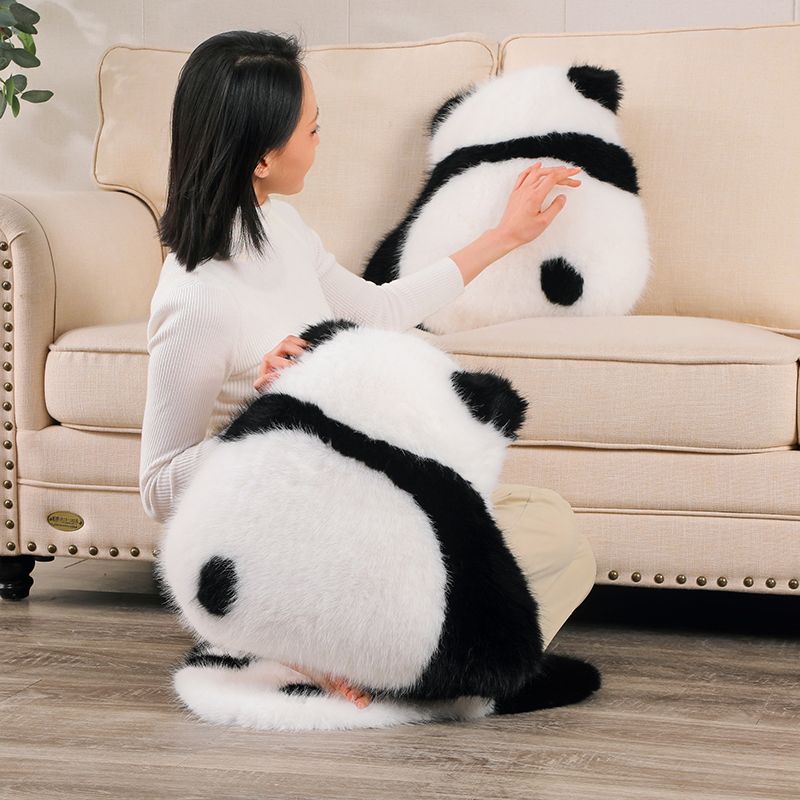 Panda Pillow Doll, Cute Cushion, Children's Bedside Sofa, Plush Pillow, Girls' Living Room Cushion, Pillow
