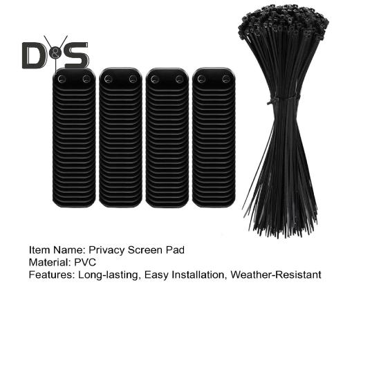 Privacy Screen Buttons with Zip Ties Fence Privacy Screen Fixing Kit Weatherproof Privacy Screen Installation Accessories for Balcony Railing Garden
