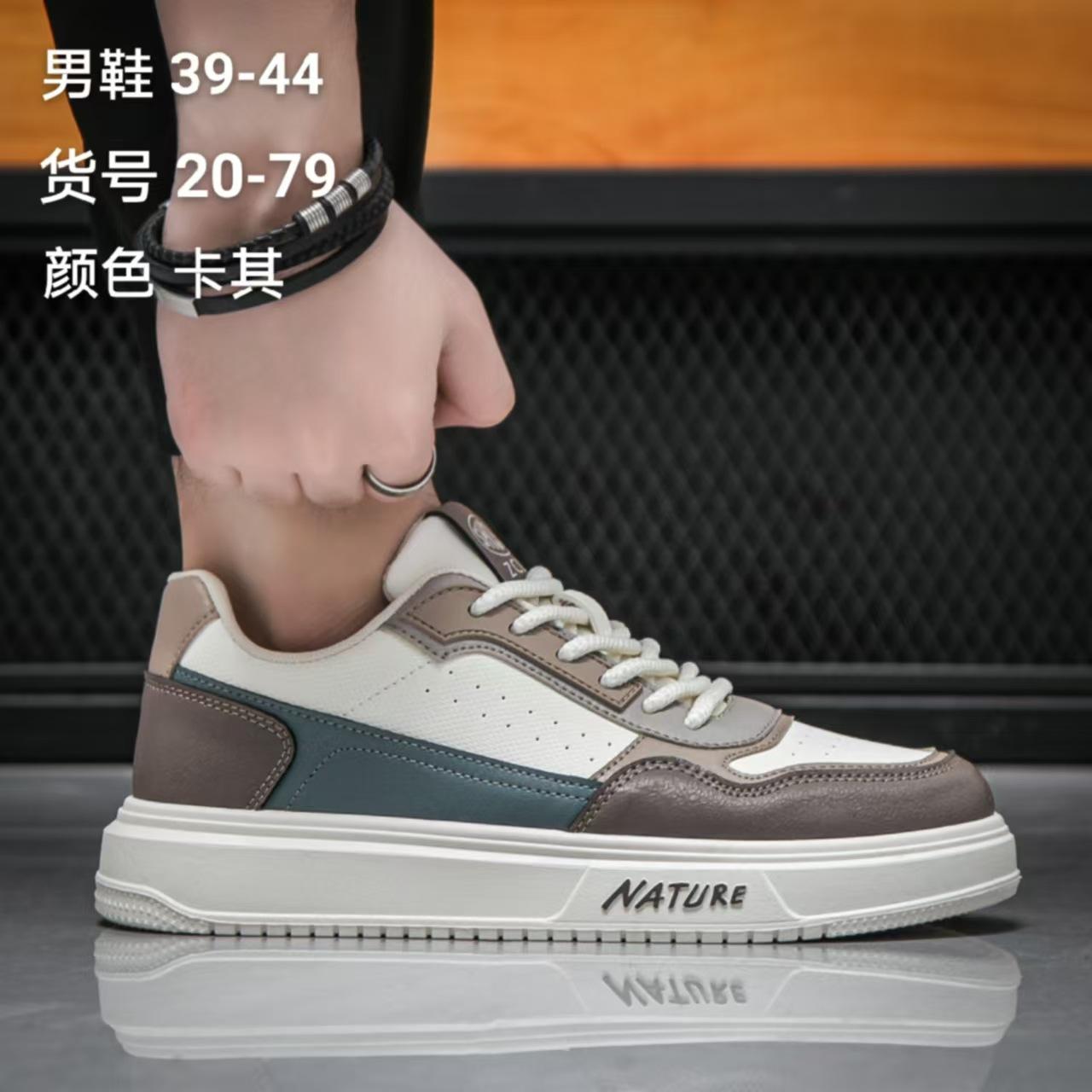 

2024 новые мужские туфли новые повседневные универсальные спортивные и развлекательные туфли, популярная модная обувь 20-79 39 хаки