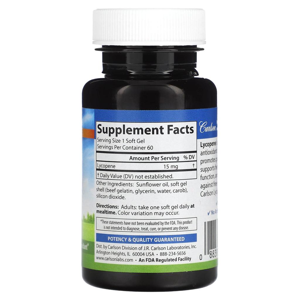 Tomato-Free Lycopene, 15Mg, 60 Softgels
