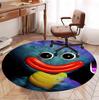 Huggy Wuggy Pattern Round Rug, Indoor/Outdoor Mat, for Picnic, Gameroom, Bedroom, Office, Living Room, Home Decor Carpet, Birthday Gift