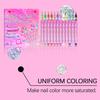 1 Zestaw 12 Kolorów Pisaki do Nail Art 0.5MM DIY Żelowy Nail Art Markery do Farby Akrylowej Szybkoschnące Graffiti Kropkowanie Końcówka Linery Narzędzia do Rysowania i Malowania Nail Art