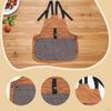 Apron Adjustable Strap Multipurpose Front Pocket for Women Men Server Cafe Studio Crafting