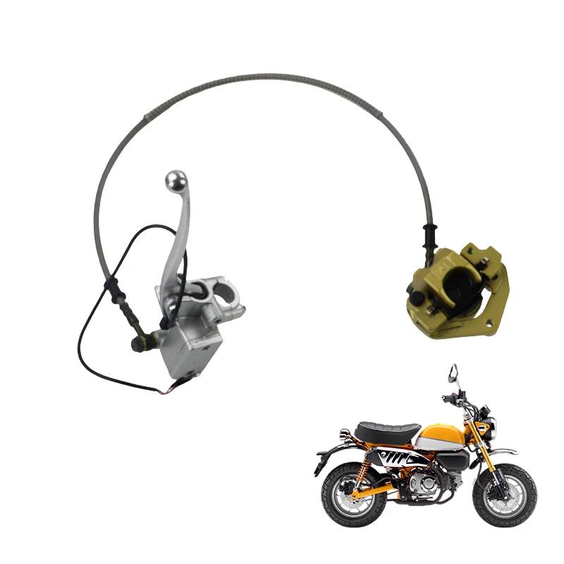 

LINGQI RACING Передний Гидравлический Тормозной Суппорт Главного Цилиндра Для Велосипеда Little Jintong Monkey Z50 Z50J Мотокросса серебряный