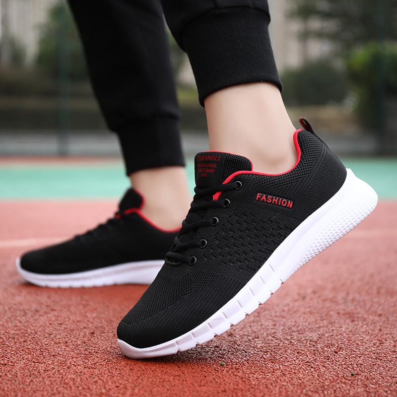 Sneakers Male Summer Breathable Sports Lightweight Platform Outdoor Running Mesh Travel Comfortable Training Casual Shoes 2025