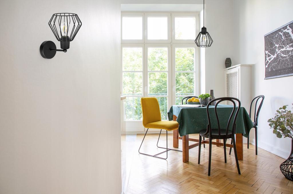 WALL LAMP, SQUARE LAMP, METAL LAMP, WIRE, LED