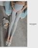Adjustable Solid Color Maternity Leggings for Spring and Autumn
