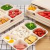 Qiuci 6-Compartment 1400ML Disposable Lunch Boxes