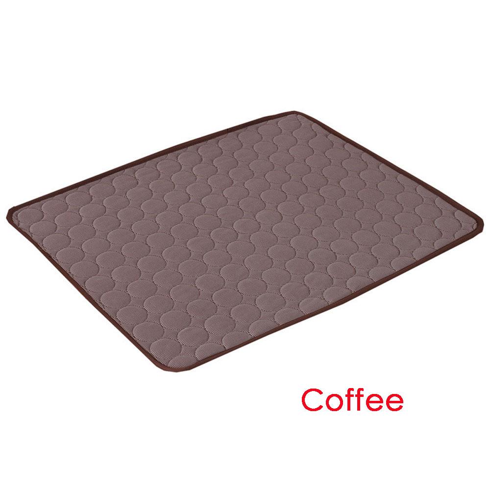 

Охлаждающий коврик для собак, летние охлаждающие коврики для собак, охлаждающие подушечки для кошек, дышащее одеяло, моющийся диван, охлаждающая кровать для домашних животных. XL коричневый