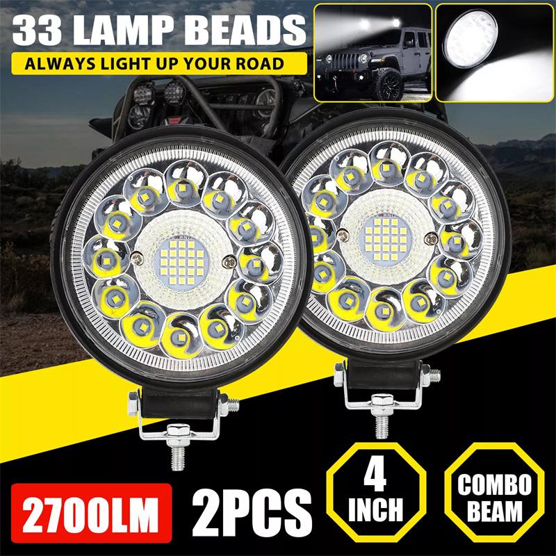 4.5Inch 99W Offroad Led Lightbar Spot Off Road 4X4 Led Bar For Truck Suv Boat Atv Jeep Tractor Headlight 12V 24V Driving Lights