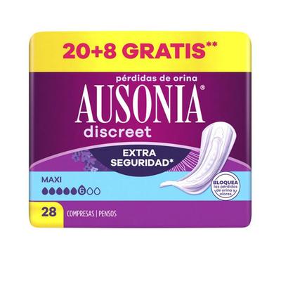 Serviettes Hygiéniques Serviettes d'incontinence DISCREET maxi 28 unités