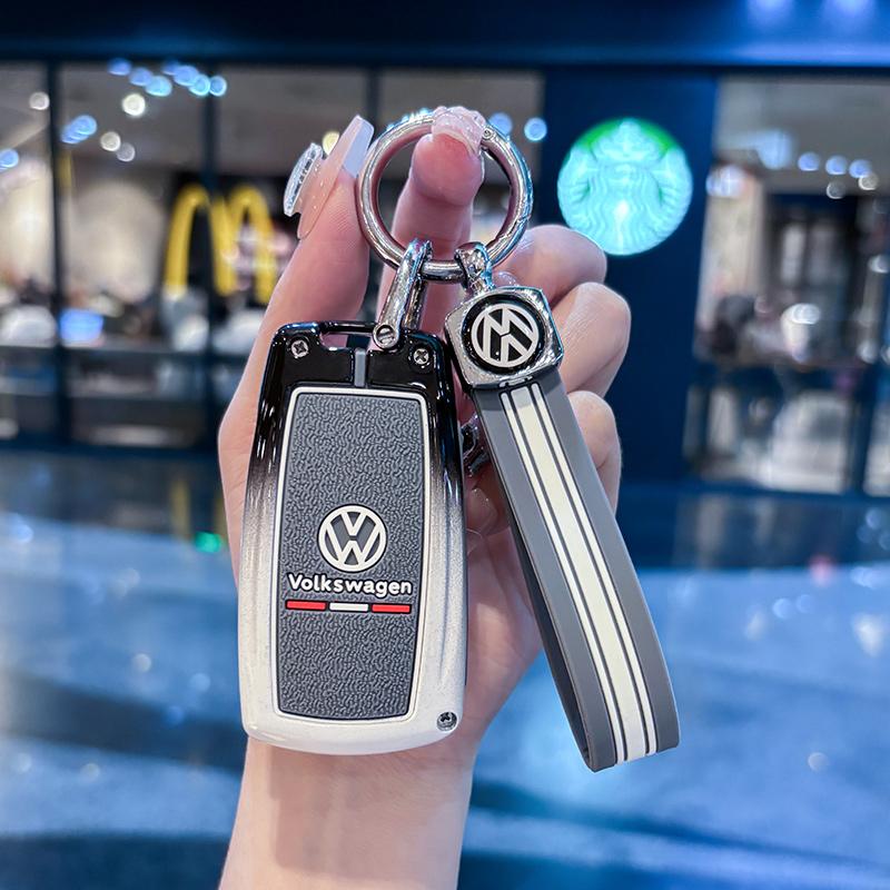 2026 Heiß Für VW VOLKSWAGEN Zinklegierung Auto Fernbedienung Schlüsselhülle Abdeckung Schale Für Volkswagen VW Polo Golf Passat Tiguan Beetle Caddy T5