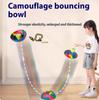 Bouncing 2Pcs Bowl Outdoor Sports Children'S Stress Relieving Rubber Rotating Jumping Hemisphere Children'S Stress Relieving Toy