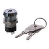 2NO 2NC Electric Keylock 2 Positions Push Button Switch Durable   DIY