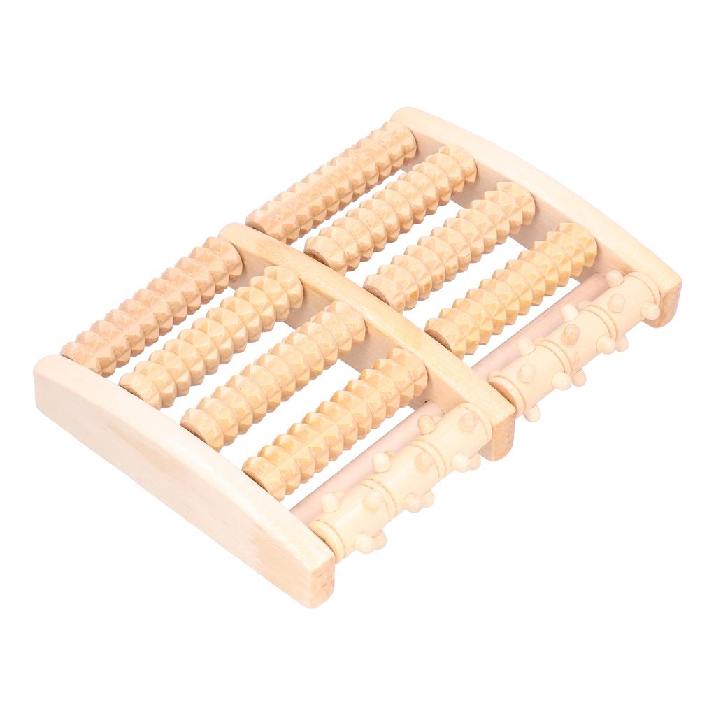 Bamboo Massager Soles Feet Relieve Fatigue Household Lightweight Wooden Durable Massager Roller