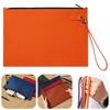 Simple A4 Imitation Leather File Folder Data Contract Bill File Bag  Stationery Storage