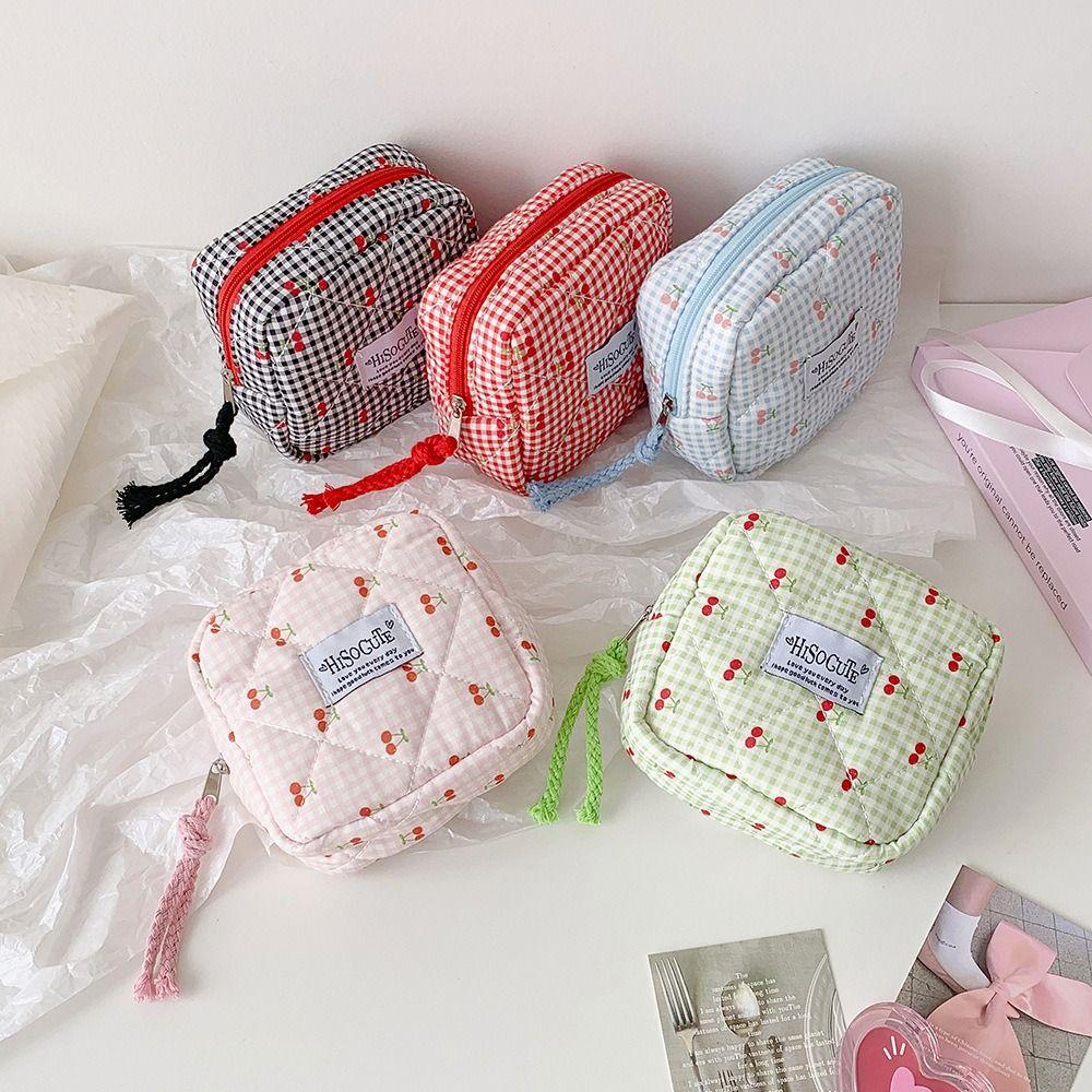 Large Capacity Mini Coin Purse Square Lipstick Pouch New Sanitary Napkin Storage Bag