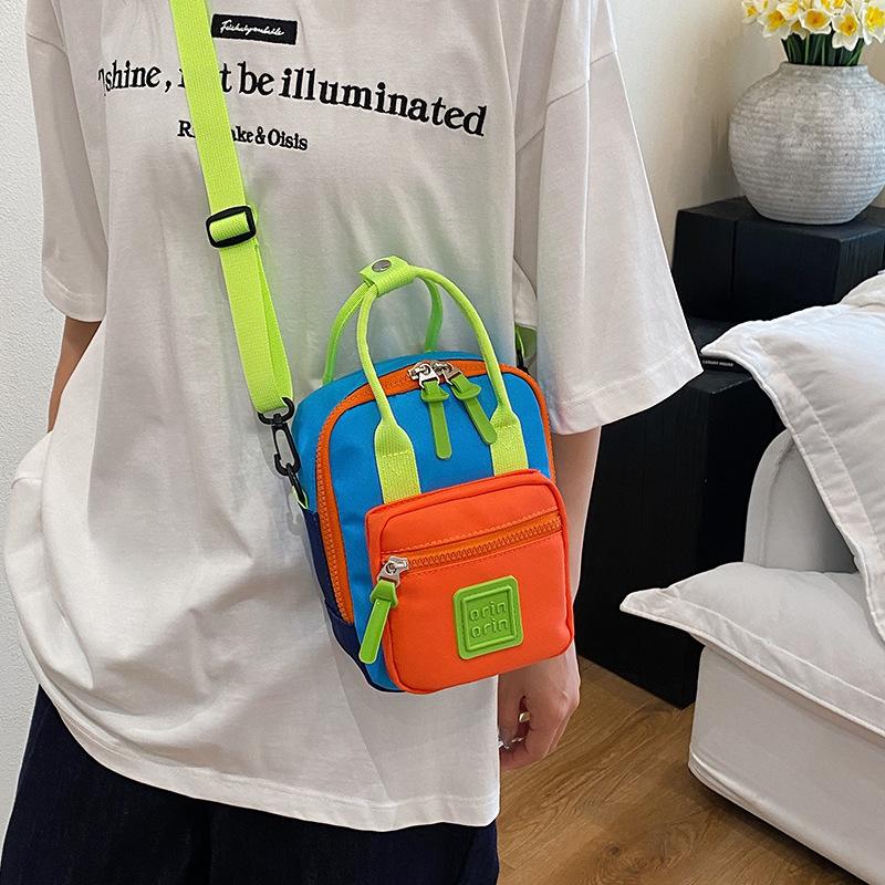 

New Fashion Crossbody Shoulder Small Bag Multifunctional Versatile Portable Backpack Travel Mobile Phone Key Bag оранжевый