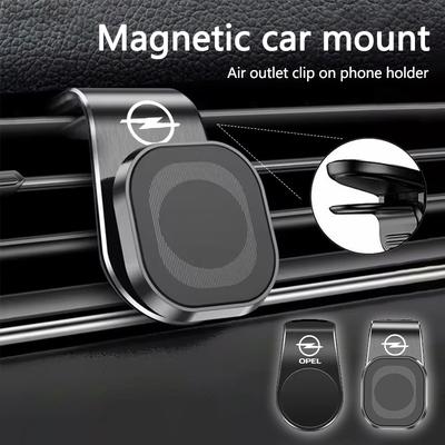 Car Phone GPS Navigate Support Holder Magnetic Auto Logo Accessory For Opel Corsa D Astra Insignia Mokka Adam Combo OPC Vauxhall