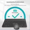 Ergonomic 10-inch 2024 Portable Bluetooth Keyboard & Mouse