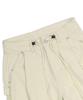 XTONZ Xp291 Pile Side Shirred Wide Cotton Pants (Cream)
