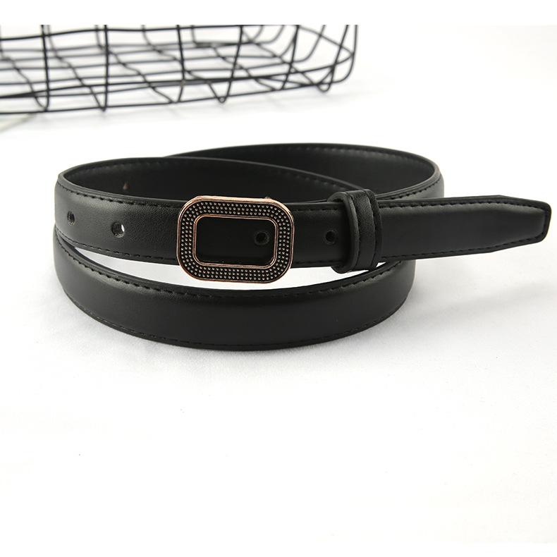 

Искусственный Стильный Унисекс Кожаный Ремень с Металлической Пряжкой Ремень в Сочетании с Джинсами Rectangle