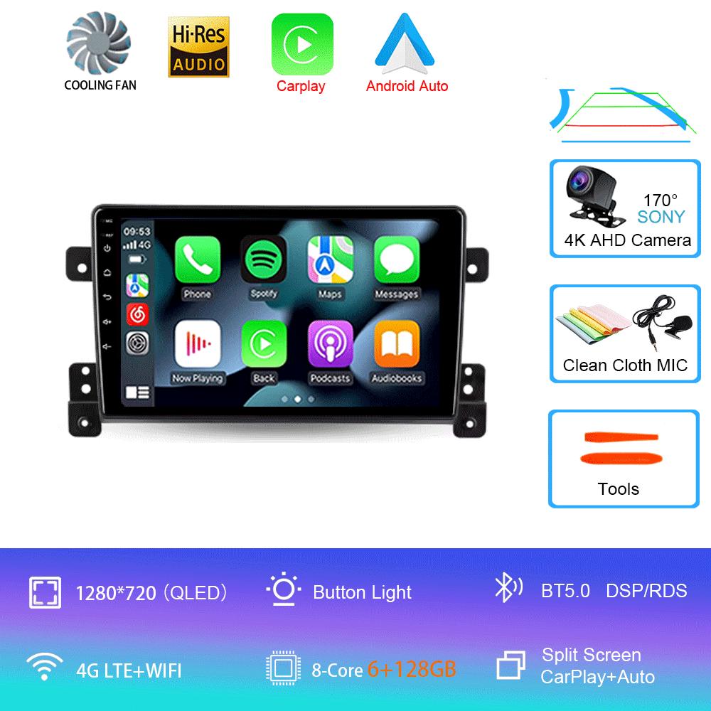Android 14 For Suzuki Grand Vitara 3 2005 - 2015 Car Radio Multimedia Video Player Navigation Stereo GPS No 2din 2 Din Dvd