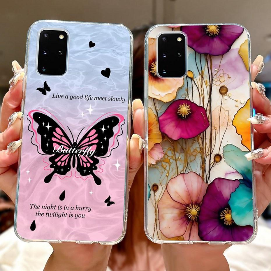 Cute Painting Phone Case For Samsung Galaxy S20 S20+ S20 FE 5G Soft Silicone TPU Covers For Samsung S20 S 20 Plus S20FE Bumpers
