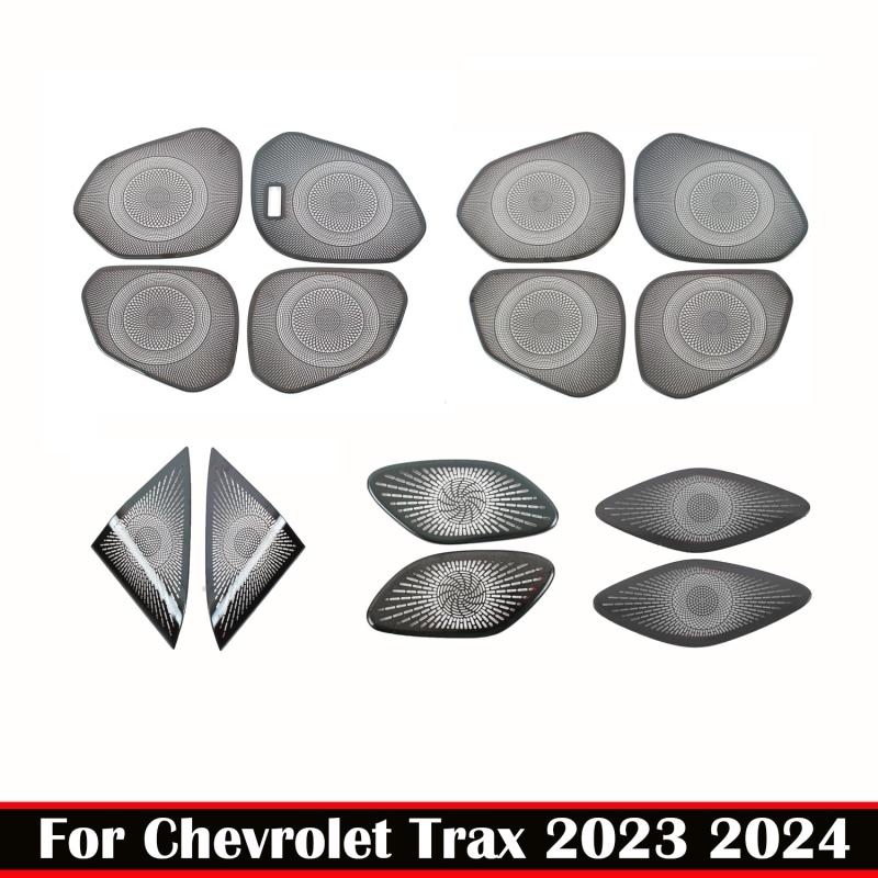 For Chevrolet Trax 2024 steel A Pillar Stereo Speaker Door Speaker Audio Handle Pull Hood Loudspeaker Interior Accessories
