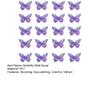 20 Stück 2D Große Schmetterling Wandaufkleber Selbstklebende Schmetterlingssticker Abziehen und Aufkleben Abnehmbare Wandmalereien für Küche Schlafzimmer Wohnzimmer