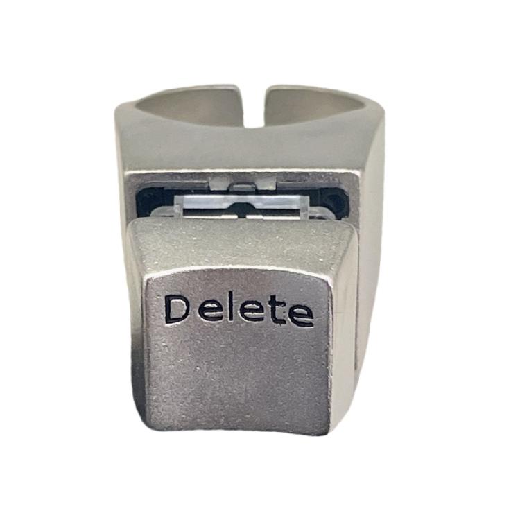 Modern Deletes Key Rings in Sturdy Alloy Materials Jewelry Accessory for Creative People Daily Use Stylish Outfits