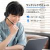 Headset USB connection ENC Double Noise Cancelling Wired Headphone Single Ear PC Headset Mac PC Compatible with Mute Function USB-A