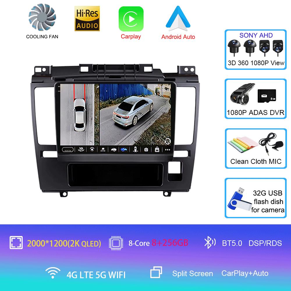 Android 14 Car Radio For Nissan Tiida 2005-2010 Multimedia Video Player Stereo GPS Navigation Carplay Andorid Auto 5G WIFI DSP