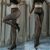 Fashion New Female Vintage Jacquard Pantyhose Retro Leopard Print Tights Sexy Lingerie Fishnet Stockings Long Socks Women Girls