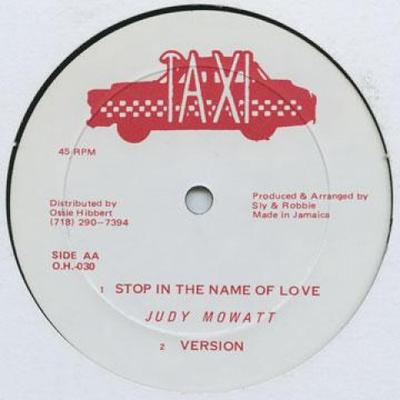 12-Inch-Schallplatte JUDY MOWATT / MACKY RANKS - Stop In The Name Of Love b/w Leav OH030 Taxi 1993 Kanada Reggae, Ska & Dub