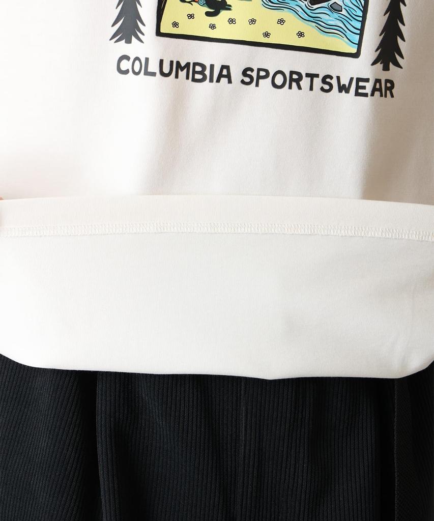 Lake To Avenue Graphic Long Sleeve PG2042 Sea Salt Waterfall Size S [Columbia] T-Shirt