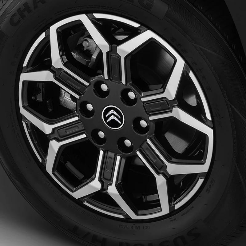 4 peças 60MM Calotas Centrais de Roda Tampa Central de Roda Para Citroen C4 C5 C3 C2 C1 C4L C6 Picasso Saxo C-ELYSEE VTS